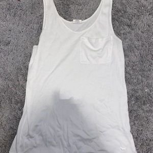 white PINK tank top